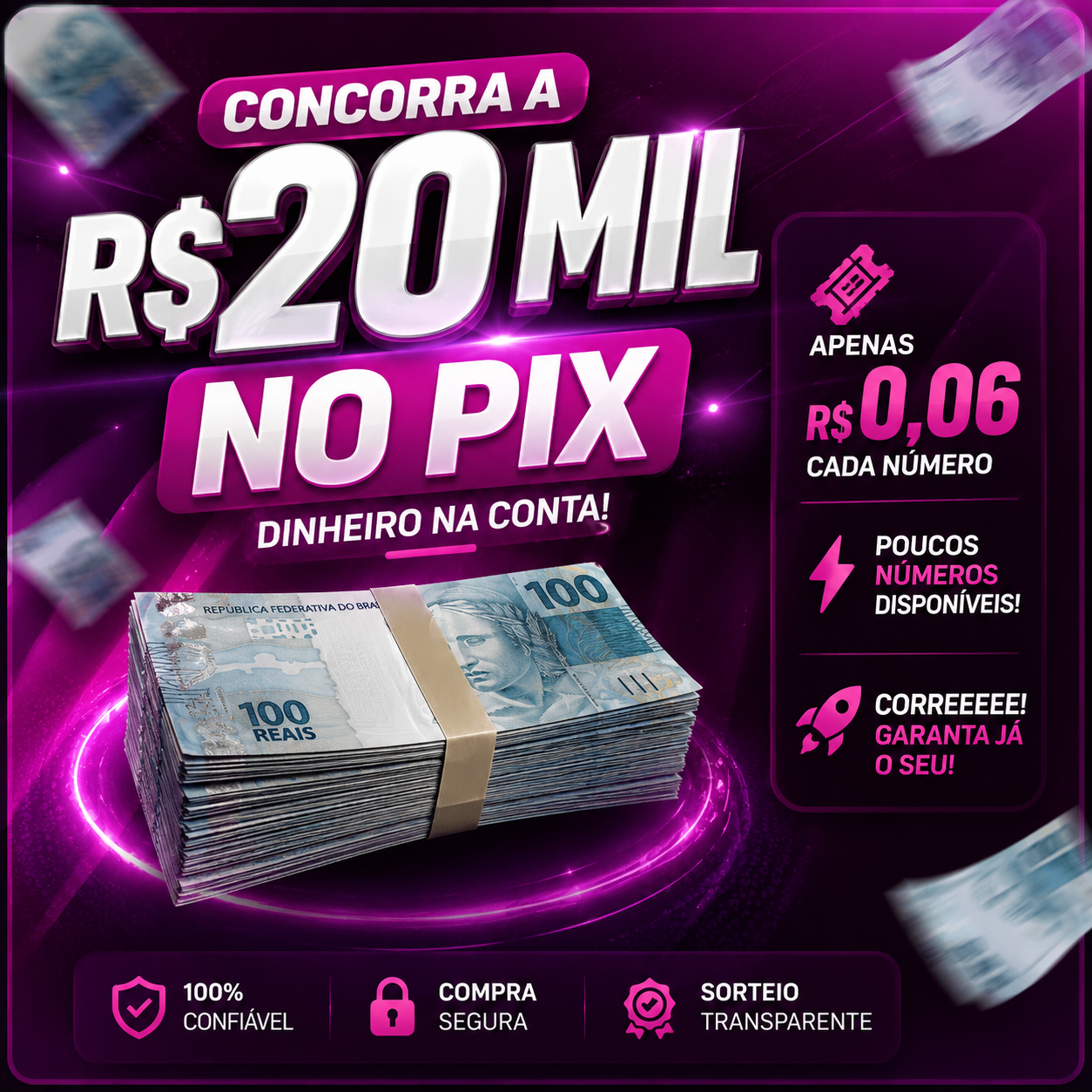 20 MIL REAIS NO PIX